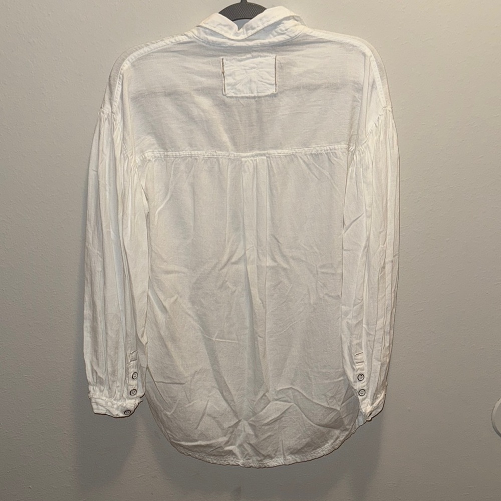 We The Free White Button-Down Shirt - Picture 3 of 3